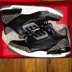 Air Jordan black cement 3’s